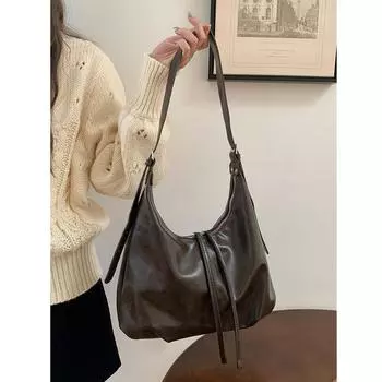Повседневная сумка-мессенджер Lage Capacity Women 2024 Fashion Designer Luxury Female Tote Bag Высококачественные сумки из искусственной кожи чёрный