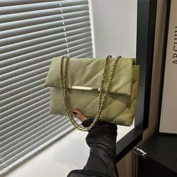 Повседневная сумка-мессенджер, модная и простая маленькая квадратная сумка, летняя новая женская сумка через плечо с нишевым дизайном 2024 года чёрный