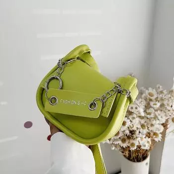 Повседневная сумка-мессенджер, модная сумка-седло, женская сумка в иностранном стиле 2024 года, новая летняя модная повседневная сумка через плечо для женщин чёрный