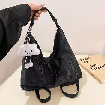 Повседневная сумка-тоут через плечо 2025 года, новая модная сумка через плечо, большая вместительная сумка-тоут