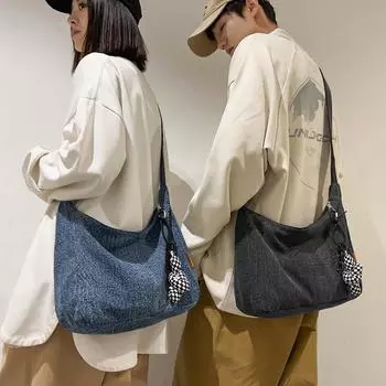 Повседневная сумка Женская сумка через плечо Сумка через плечо светло-синий