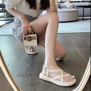 Повседневная толстая подошва с покатым каблуком вечерняя обувь 35 чёрный