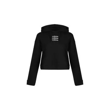 Повседневная толстовка Adidas Neo с влагоотводящими женскими толстовками C+, черная GJ7935 L