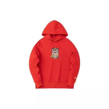 Повседневная толстовка с капюшоном Anta Lion Head Embroidery унисекс, красный 152318713-1 L