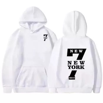 Повседневная толстовка с капюшоном, принт № 7, спортивная толстовка с капюшоном с буквами XS