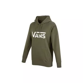 Повседневная толстовка с капюшоном с логотипом Vans, топы унисекс, зеленый VN0A4MM9KCZ S