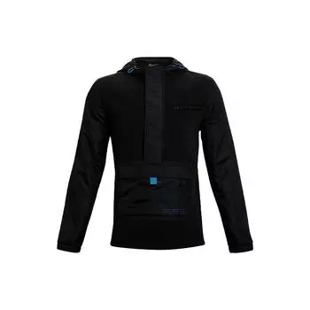 Повседневная тренировочная куртка с капюшоном на молнии Under Armour, мужская верхняя одежда, черная 1366199-001 M