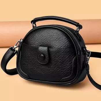 Повседневная универсальная сумка для мобильного телефона, многослойная сумка для дам среднего возраста, модная овальная сумка через плечо на одно плечо