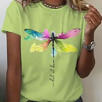 Повседневная винтажная этническая 3D-печатная женская футболка, летние женские футболки с круглым вырезом и коротким рукавом, свободные футболки больших размеров, топы S