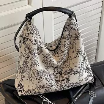 Повседневная вместительная сумка из ткани, женская сумка, сумка-мессенджер через плечо для поездок на работу, студенческий рюкзак. хаки