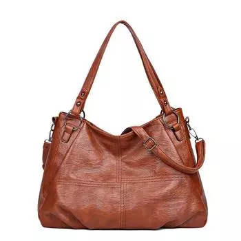 Повседневная женская сумка для женщин среднего возраста, сумка для мам, большая вместимость, одно плечо, диагональная сумка, простая фактура, сумка чёрный