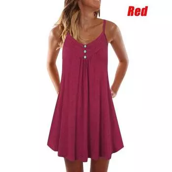 Повседневное мини-летнее платье без бретелек с открытыми плечами размера плюс, свободный трапециевидный сарафан, сексуальное пляжное платье для женщин, большой размер 5XL 4XL красный