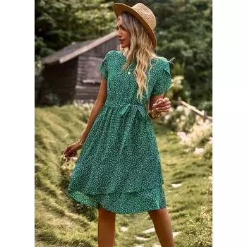 Повседневное платье с круглым вырезом и летними бретелями, утягивающими талию, женские платья S королевский синий