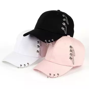 Повседневные бейсболки с регулируемым железным кольцом, кепки Snapback, шляпы Casquette, шляпы для пап, шляпы в стиле хип-хоп, кепки Gorras розовый