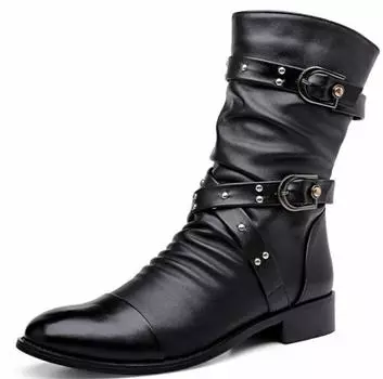 Повседневные ботинки Engineer Riders Studded Boots 43 [formanism] Мужские (черный (26.5см)) чёрный