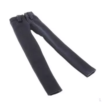 Повседневные брюки, одежда для 12-дюймовой куклы 1/6, наряд светло-синий