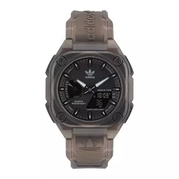 Повседневные часы City Tech One AOST23059 Серые [Adidas] Мужские [Товар] чёрный