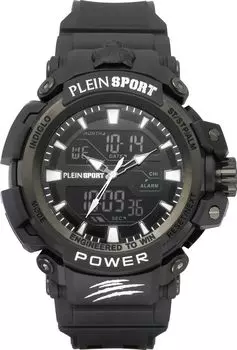 Повседневные часы Combat Power PSNBA0123 черные [Plain Sports] мужские [Товар] белый