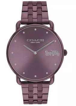 Повседневные часы Elliott 14504298 Фиолетовый [Coach] Женские [Товар] фиолетовый