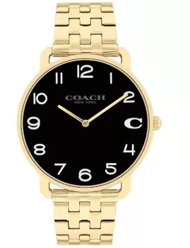 Повседневные часы Elliott 14602669 желтое золото [Coach] мужские [Товар] чёрный