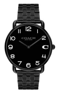 Повседневные часы Elliott 14602670 Черные [Coach] Мужские [Товар] чёрный
