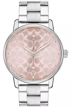 Повседневные часы Grand 14503406 Silver [Coach] Женские [Товар] серебряный