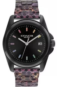 Повседневные часы Grayson 14504276 Многоцветные [Coach] Женские [Товар] чёрный