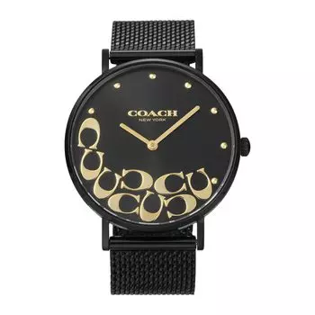 Повседневные часы Perry 14503826 Черные [Coach] Женские [Товар] чёрный
