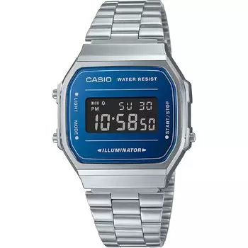 Повседневные часы синие повседневные Uni [Casio] A168WEM-2BEF