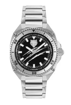 Повседневные часы Thunder Force PS8BA0724 Silver [Plain Sports] Мужские [Товар] чёрный