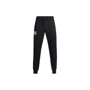 Повседневные флисовые джоггеры Under Armour, толстые спортивные штаны, мужские брюки, черные 1366366-001 XXL