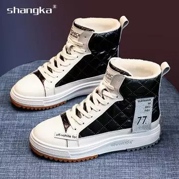 Повседневные хлопковые зимние ботинки женские теплые модные женские резиновые спортивные зимние ботинки для женщин мягкие кроссовки на шнуровке 35 серебряный