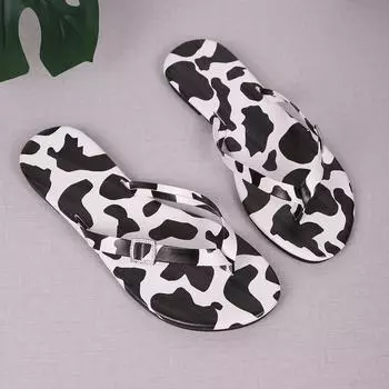 Повседневные и удобные шлепанцы с открытым носком и узором «ёлочка» для женщин для ношения на улице, новая мода летом, можно носить на улице, с плоской подошвой 36