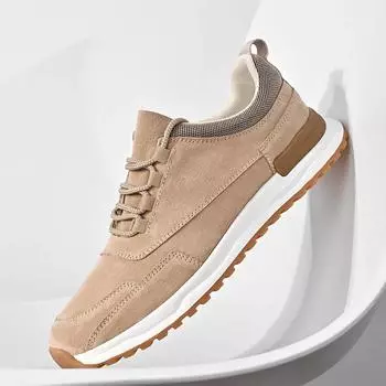 Повседневные кожаные мужские кроссовки повседневная обувь мужская спортивная обувь мужская комфортная мужская походная обувь кроссовки для мужчин 39 серый