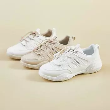 Повседневные кроссовки для бега на толстой платформе для женщин, легкие кроссовки из искусственной кожи для ходьбы, женские удобные дышащие кроссовки для тенниса на шнуровке 35 хаки