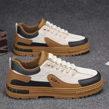 Повседневные кроссовки для мужчин, износостойкие, модные, дышащие, модные, универсальные, удобные, уличные, на платформе, весенние, новые 39