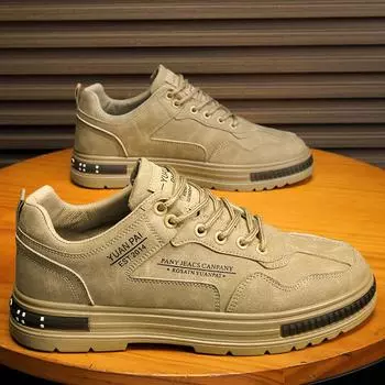 Повседневные кроссовки для мужчин, износостойкие, модные, дышащие, модные, универсальные, удобные, уличные, на платформе, весенние, новые 39 серый