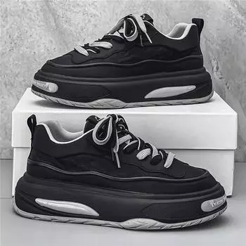 Повседневные кроссовки, мокасины, мужские кроссовки для скейтбординга, спорта и отдыха, мягкие и удобные, нескользящие, весна и осень, толстая подошва 39 бежевый