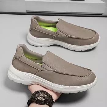 Повседневные кроссовки на платформе с сеткой, повседневные спортивные летние новые стильные противоскользящие дышащие дорожные кроссовки для мужчин Zapatillas Hombre 39