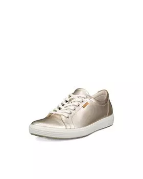 Повседневные кроссовки Soft 7 из натуральной кожи Повседневные кроссовки PURE WHITE GOLD см 3E [Echo] Женские 23.0