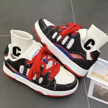 Повседневные кроссовки в стиле Ins, обувь для пар, туфли в стиле ретро 36