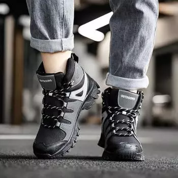 Повседневные кроссовки высокие спортивные мужские зимние спортивные туфли не повседневные кожаные мужские туфли высокие спортивные теннисные мужские кроссовки Plateform Tennis Blacos 40 чёрный