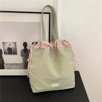 Повседневные многофункциональные сумки через плечо из нейлона большой вместимости, горячая распродажа, контрастные цвета, портативные сумки через плечо для женщин