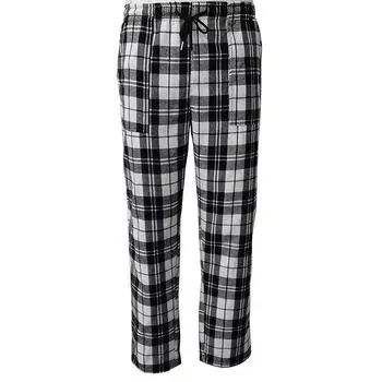 Повседневные модные клетчатые мужские брюки для отдыха на осень и зиму, новые домашние брюки S чёрный