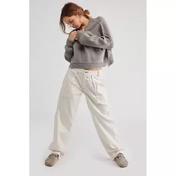 Повседневные модные облегающие джинсы для женщин S белый