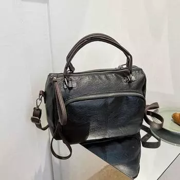 Повседневные мягкие сумки через плечо с твердым внутренним отделением, горячая распродажа, сумки для женщин, большая вместимость, на молнии, женские сумки из искусственной кожи