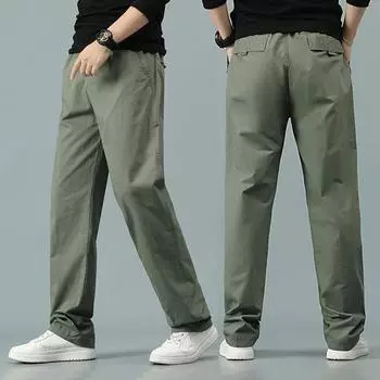 Повседневные мужские брюки, летние, с несколькими карманами, брюки-карго, быстросохнущие, тонкие брюки, для походов на открытом воздухе, тренировок, дышащие, длинные брюки, новые 6XL