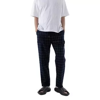 Повседневные мужские брюки в клетку астрономии, пижамные брюки S чёрный