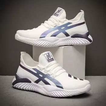 Повседневные мужские кроссовки с 7 сетками, дышащие универсальные повседневные трендовые мужские туфли, мужские кроссовки Zapatillas Hombre 39 чёрный