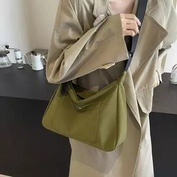 Повседневные нейлоновые женские сумки с прочной молнией, мягкие внутренние сумки через плечо, высококачественные швейные сумки, новые